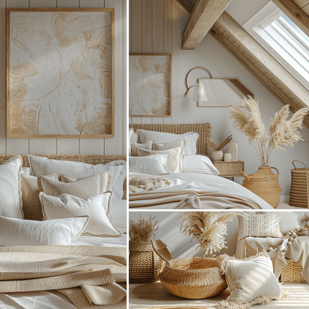 Chambre sous combles bas miser sur les couleurs