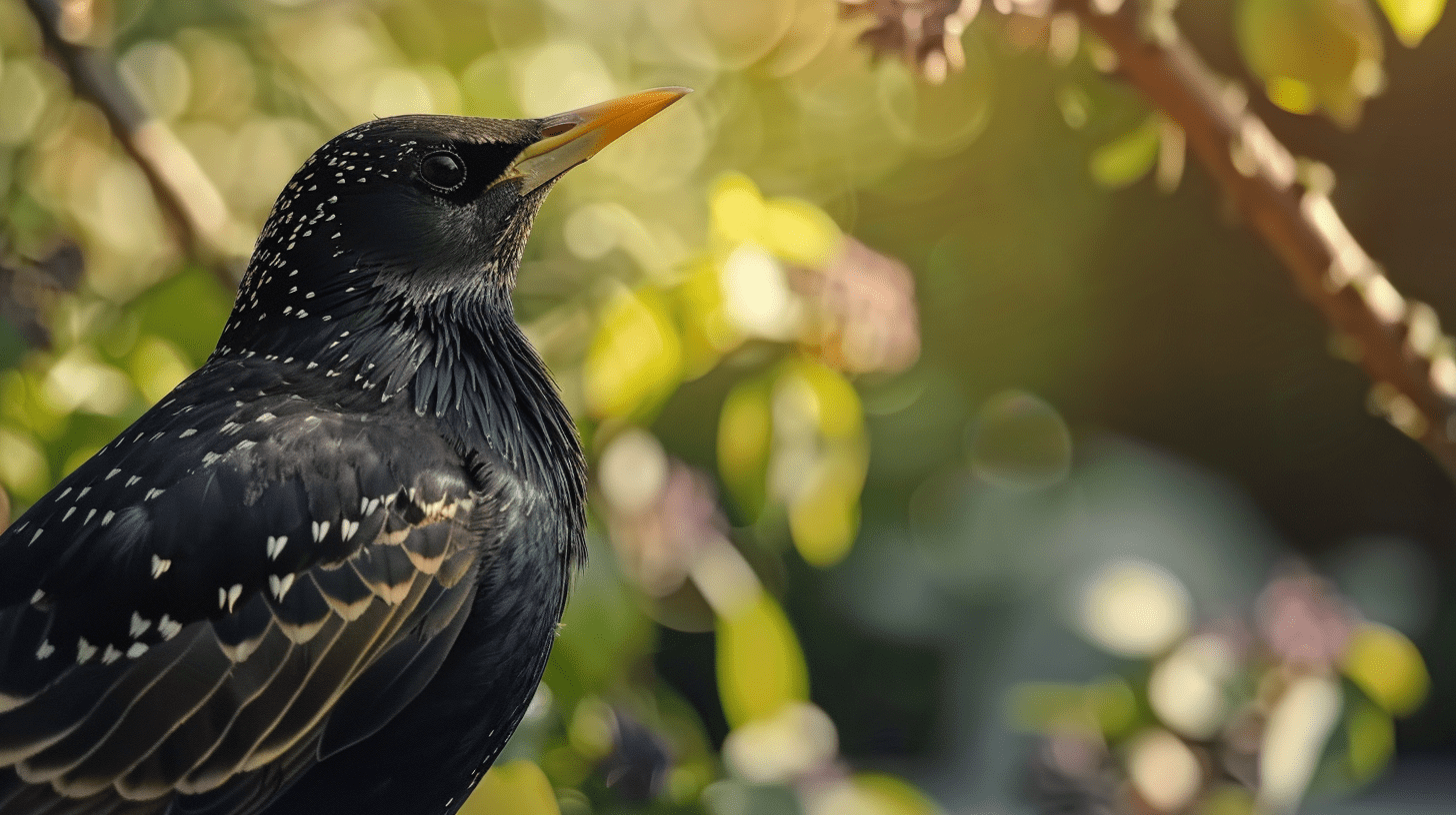 Comment reconnaître l'étourneau dans son jardin