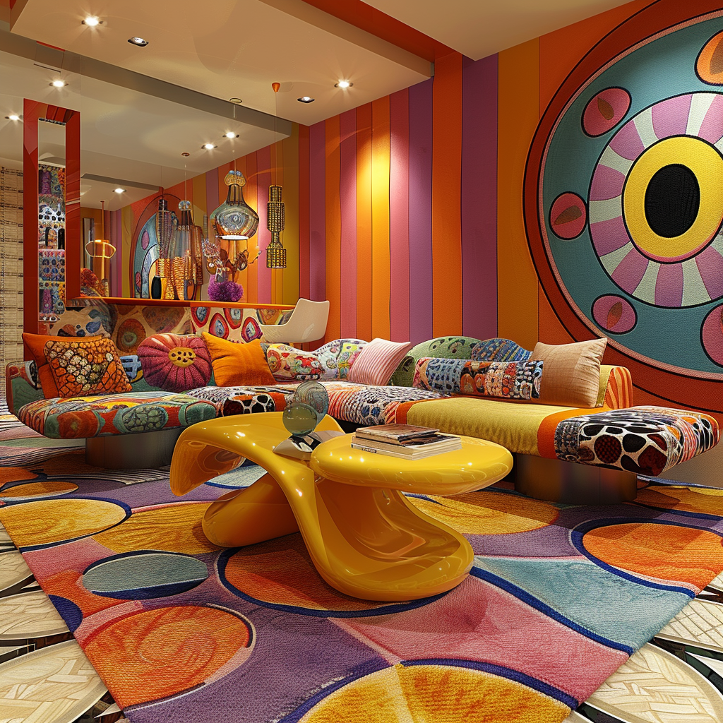 Le style Seventie l'incontournable des grandes tendances en décoration intérieure