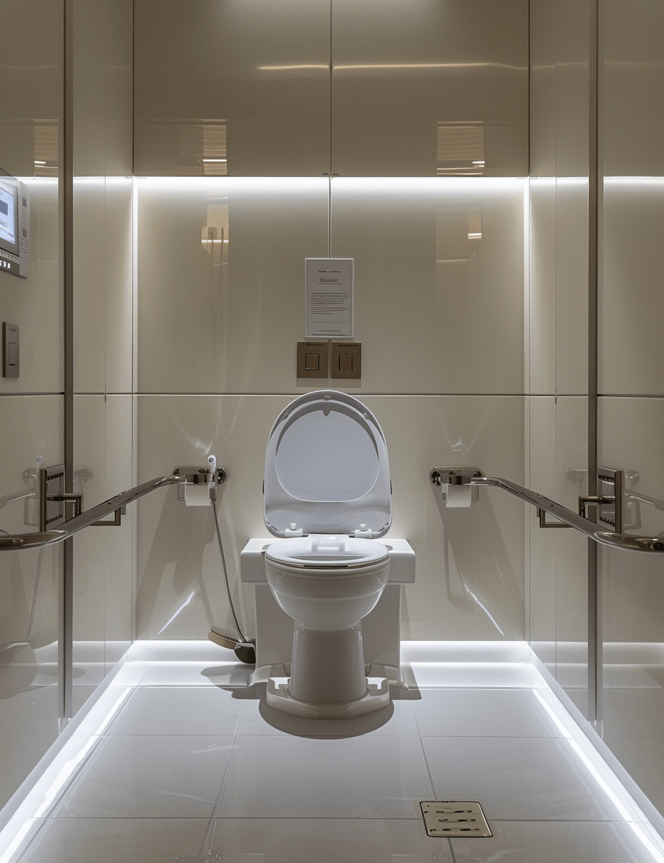 Les dimensions pour l'installation d'un toilette PMR