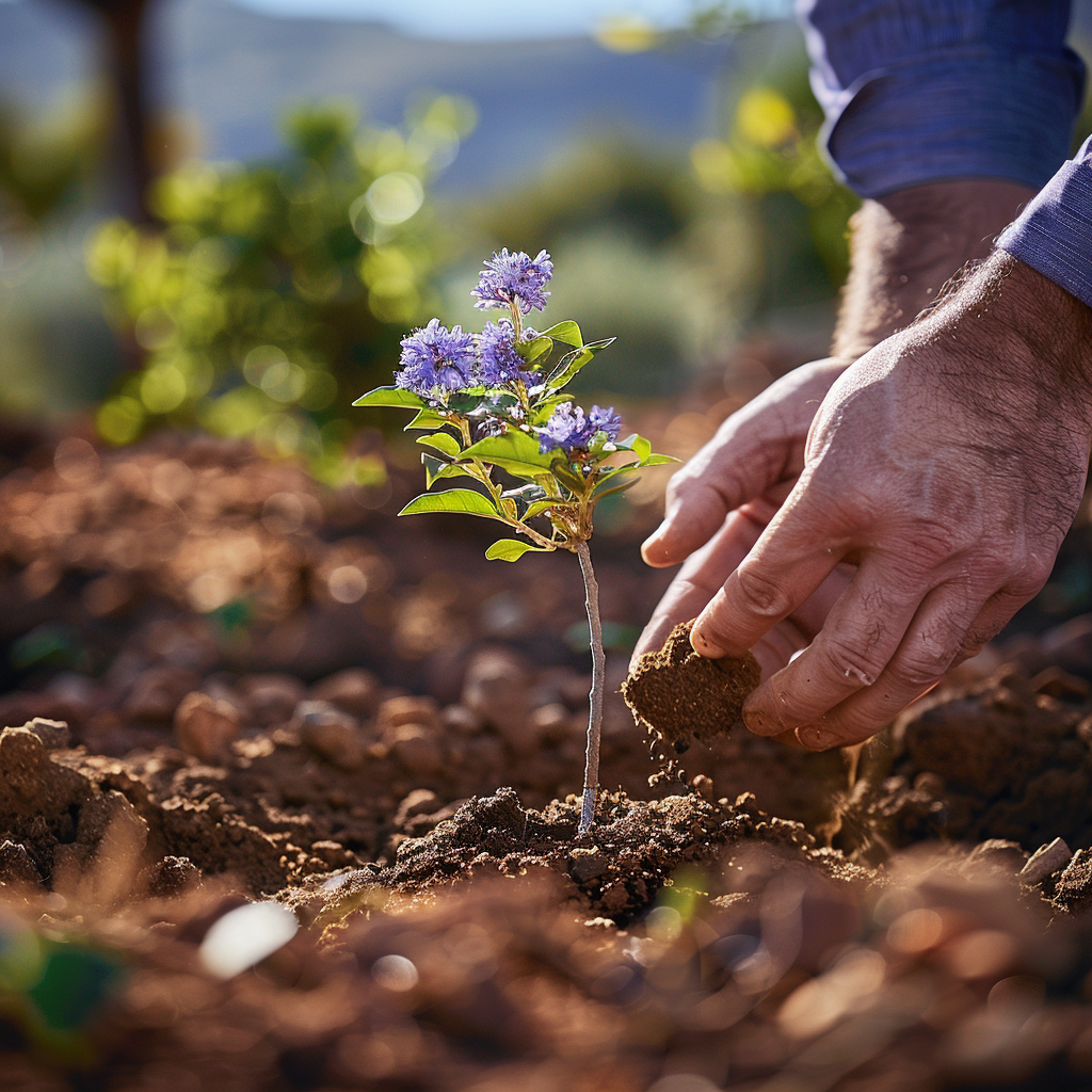 Planter le flamboyant bleu en pleine terre
