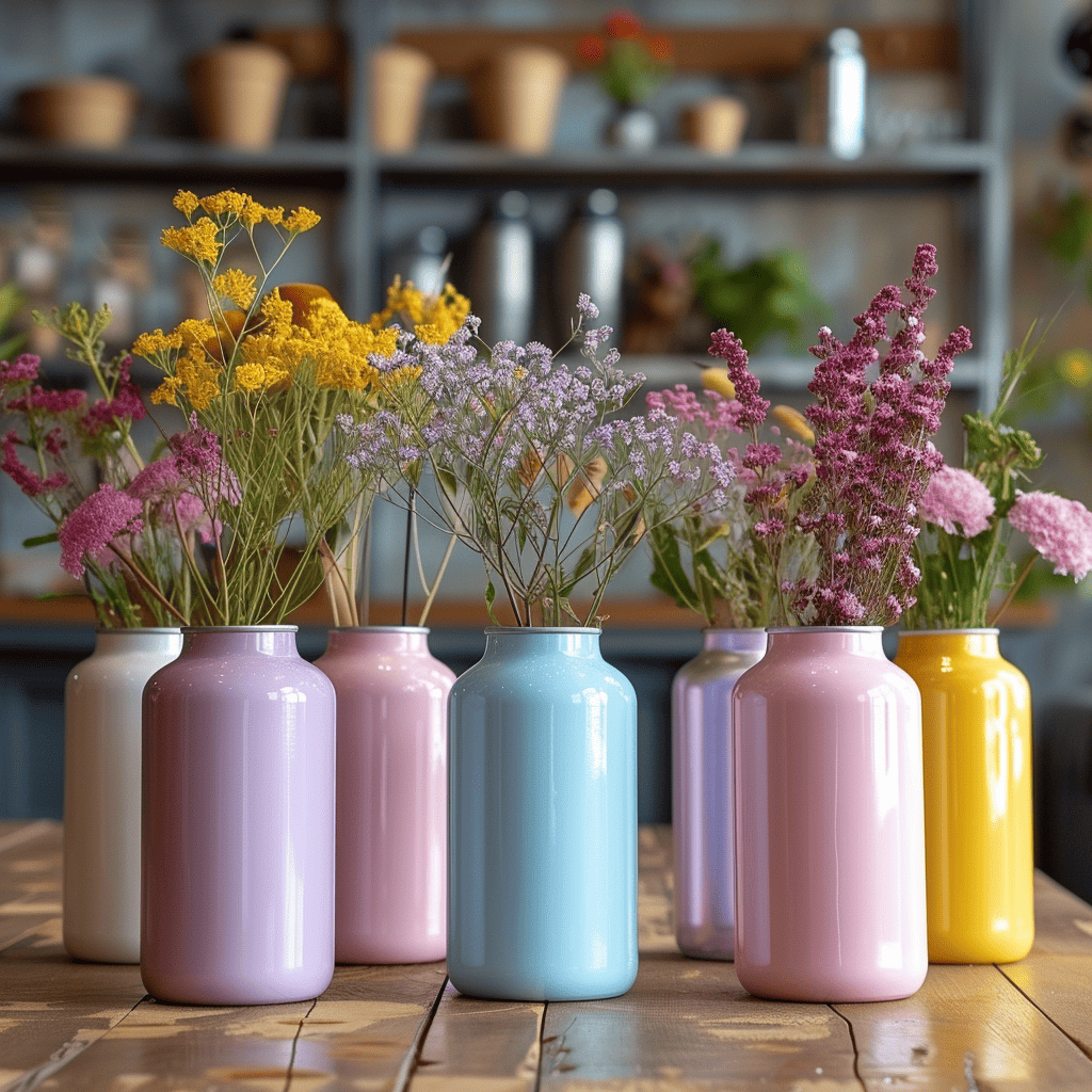 Soda Cans as Design Vases