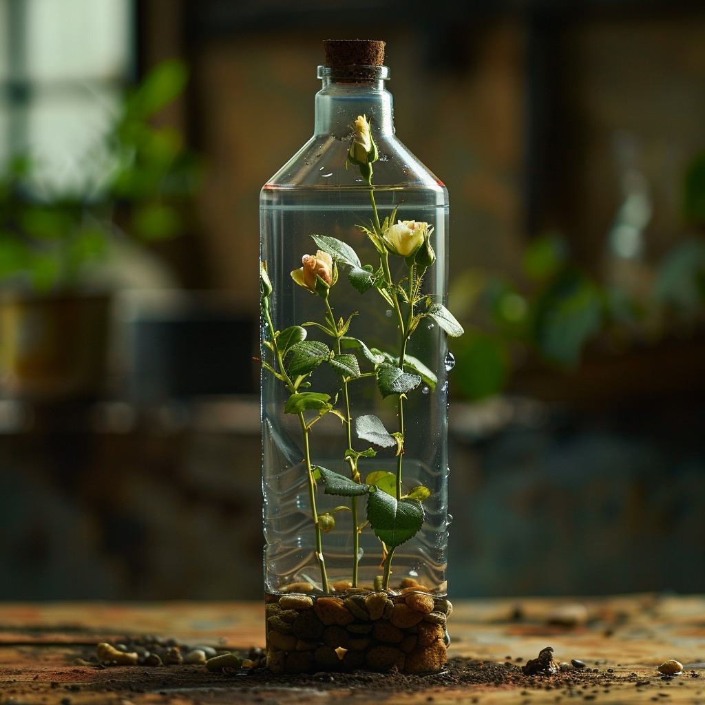 Une bouture de rosier à partir d'une rose fanée