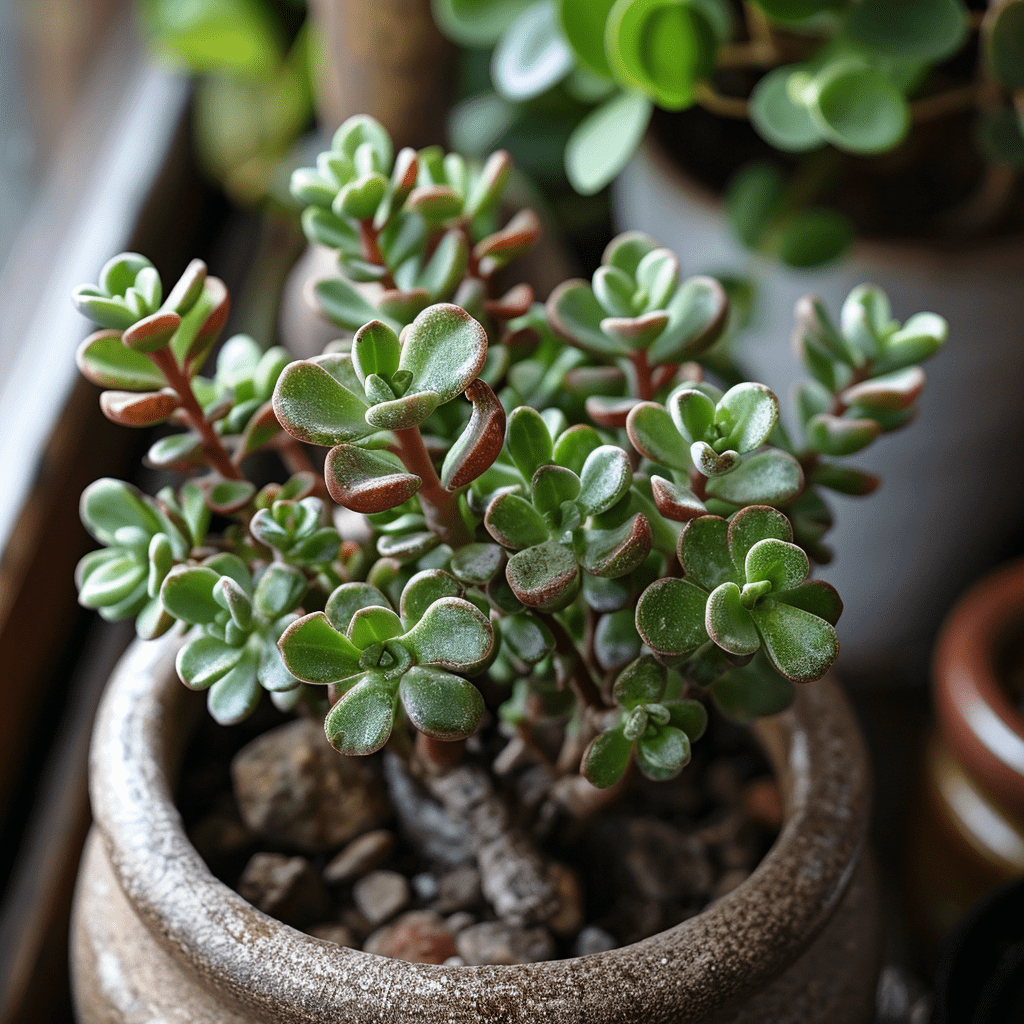 Description physique de la crassula argentea