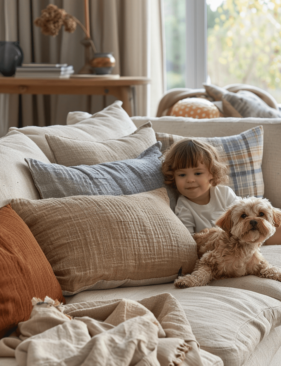 Quels avantages pour un canapé en tissu