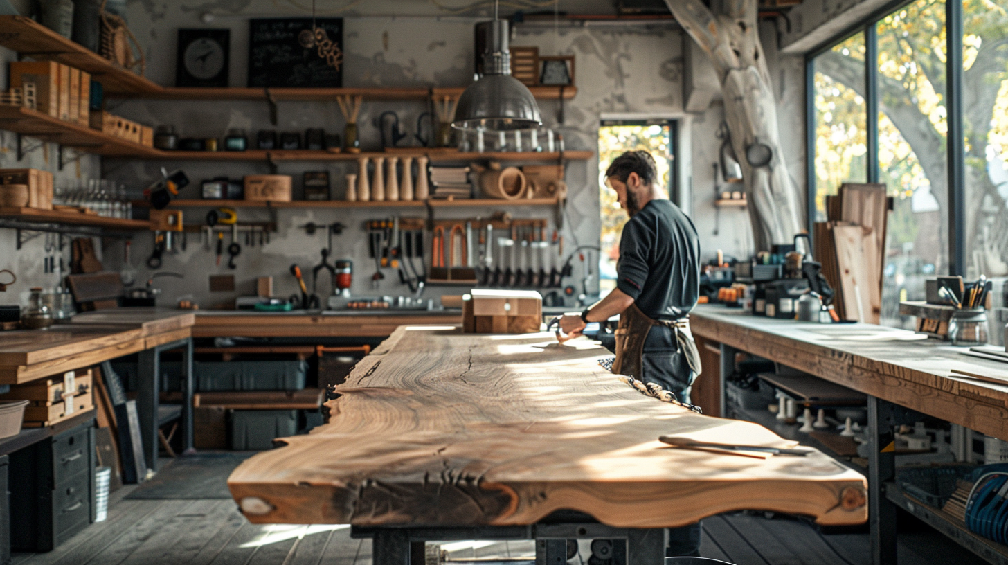 DIY Comment transformer un plan de travail en table design