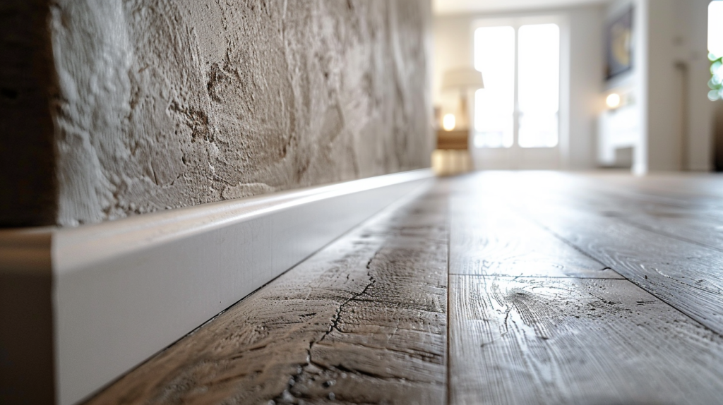 Pourquoi poser des plinthes sur un mur irrégulier