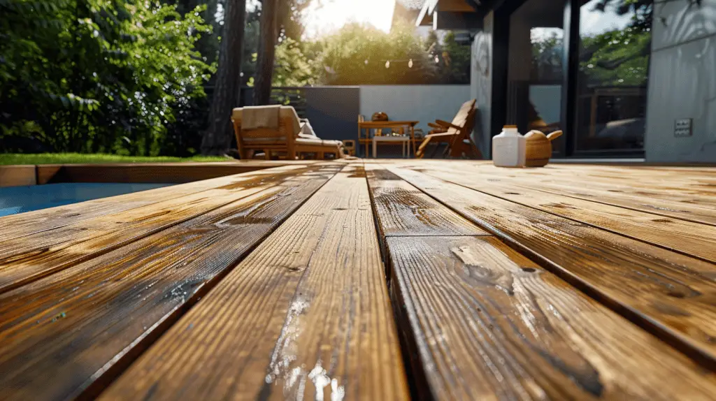 Précautions et entretien de la terrasse en bois
