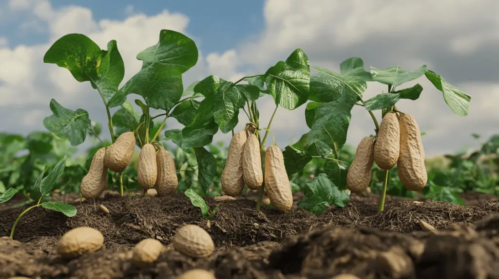 Comment poussent cacahuètes