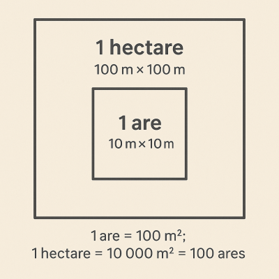 Conversion Are Hectare Et M Guide Pratique Et Tableaux Zendart design