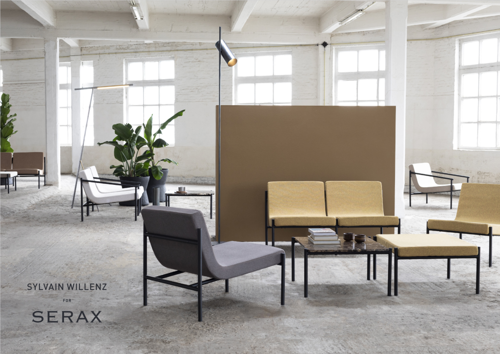 Sélection de mobilier et d’accessoires Serax en céramique, bois massif et matériaux naturels au design contemporain.