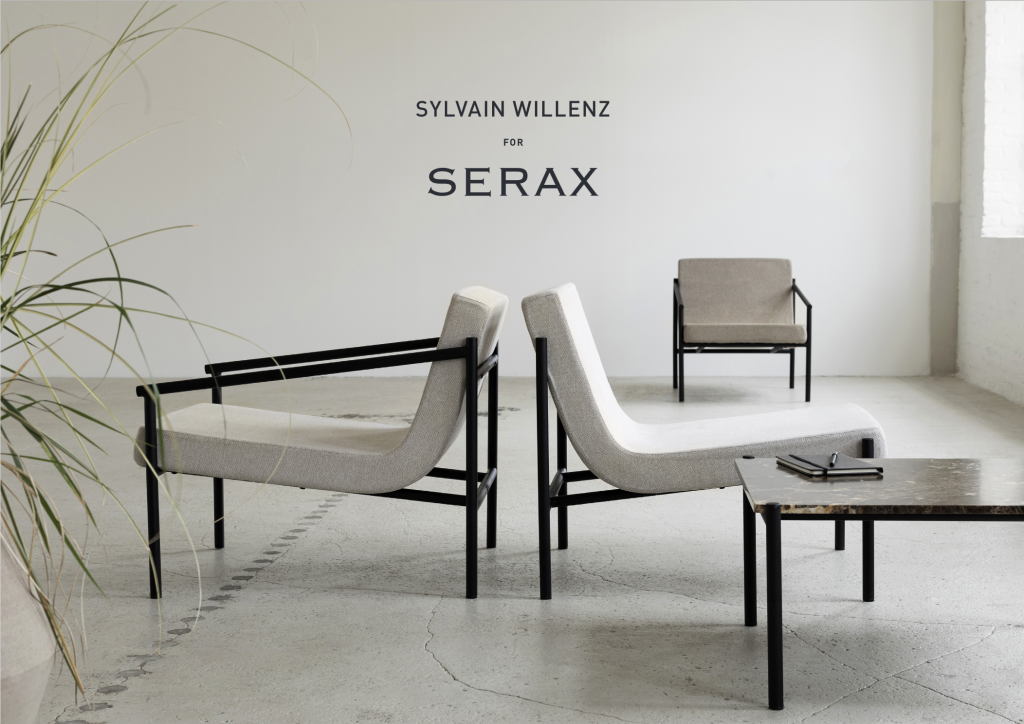 Intérieur contemporain aménagé avec du mobilier et des accessoires Serax, marque de design belge alliant artisanat, matières naturelles et élégance moderne